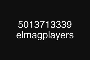 5013713339 elmagplayers